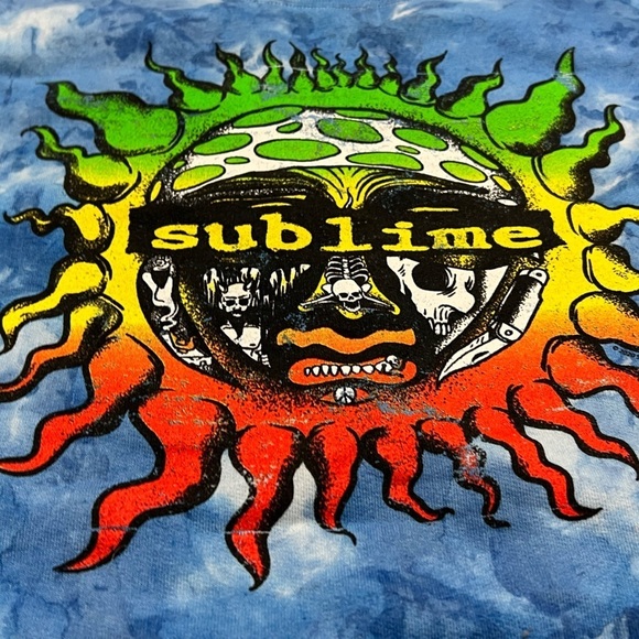 Sublime Music Rock n Roll Alternative Music Crewneck Tie - Dye Sweatshirt - Picture 3 of 7